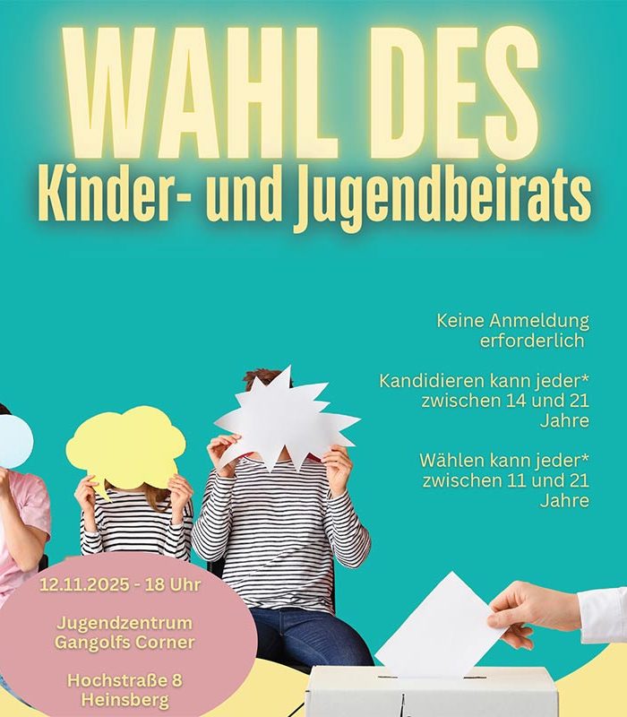 Wahl des Kinder und Jugendbeirates