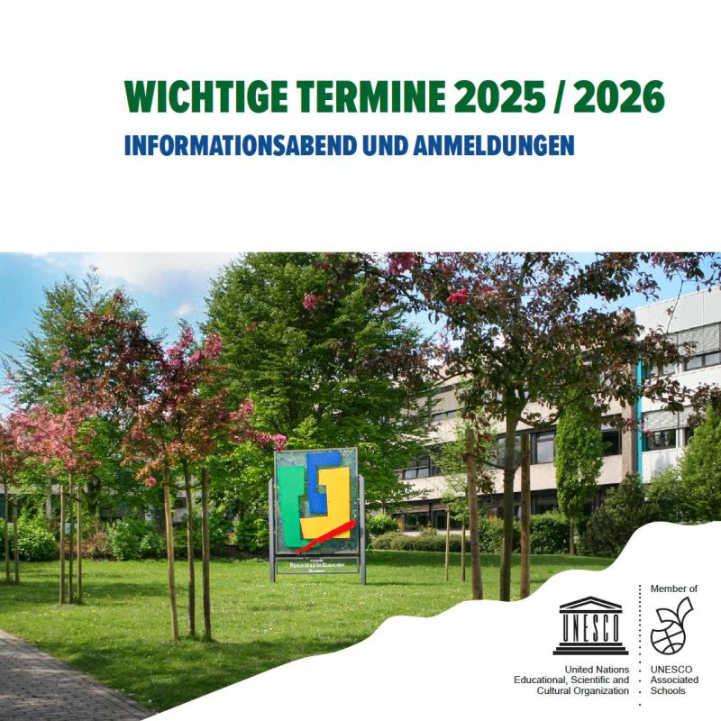 Anmeldung an der Städtischen Realschule Heinsberg