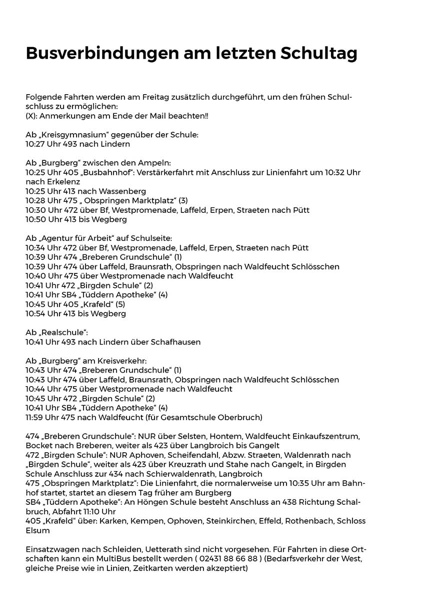 Busverbindungen